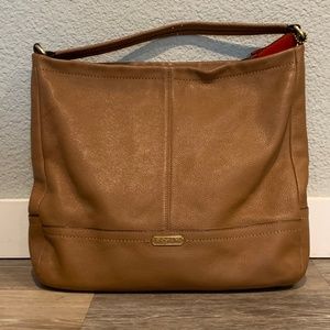 Coach Pebble Leather Park Hobo